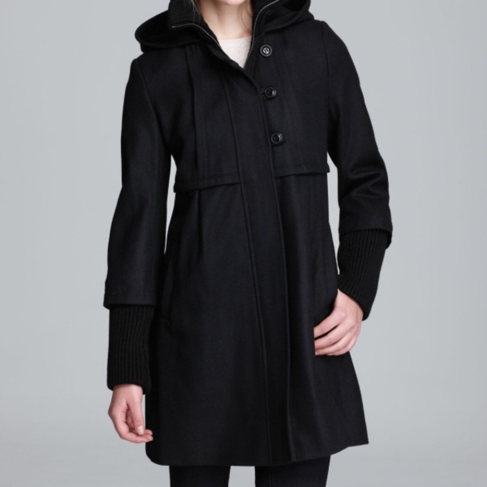 DKNY Coat with Hood, Size 0